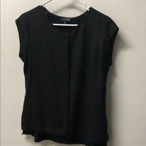 The limited size large black blouse work shell
